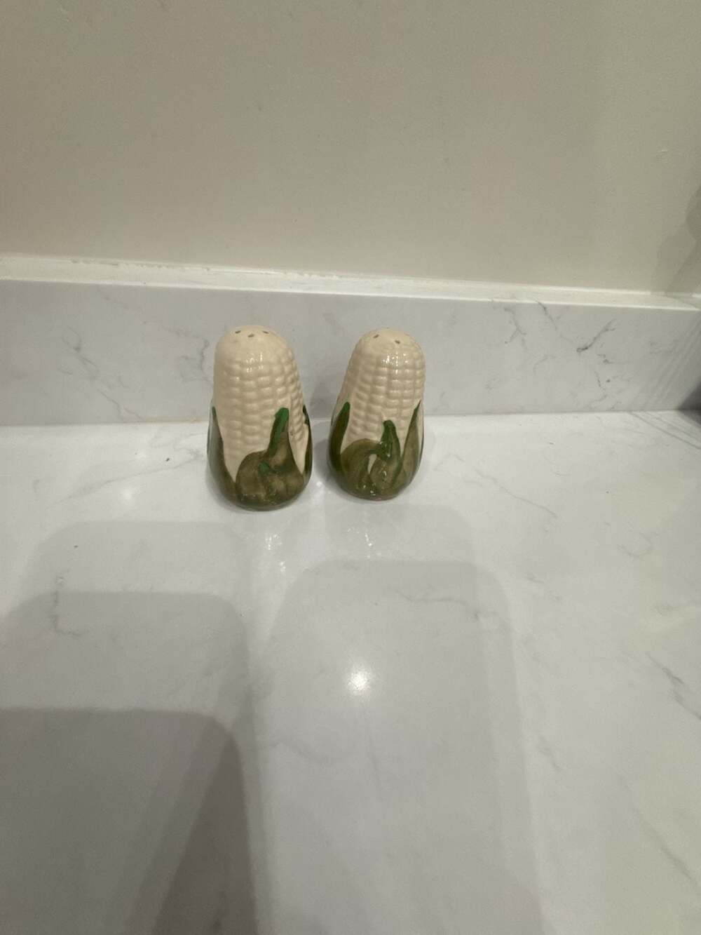 Vintage Shawnee Pottery Corn Queen Ceramic Salt and Pepper Shakers Set